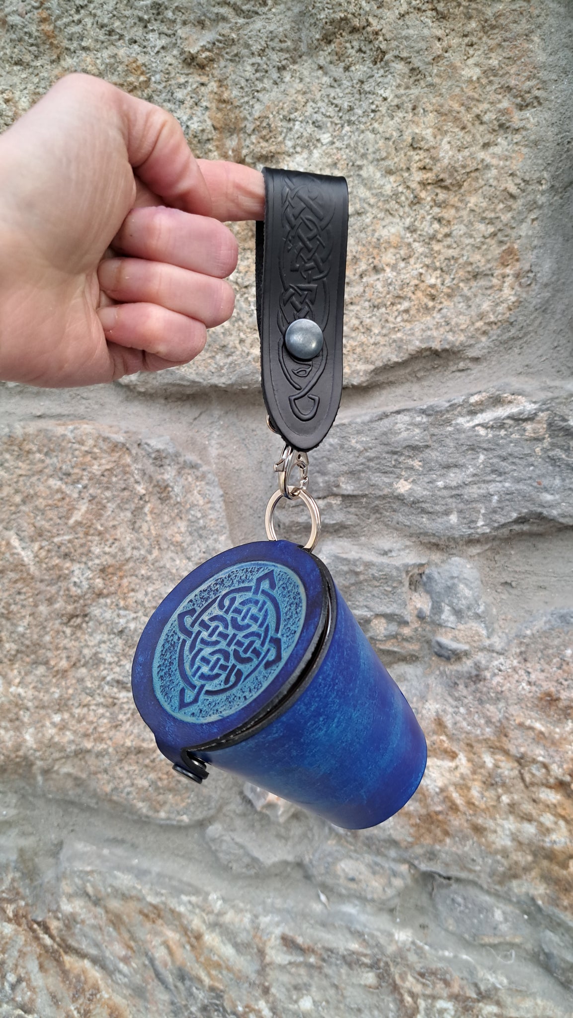 Black Celtic Key Fob