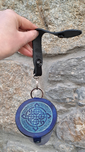 Black Celtic Key Fob