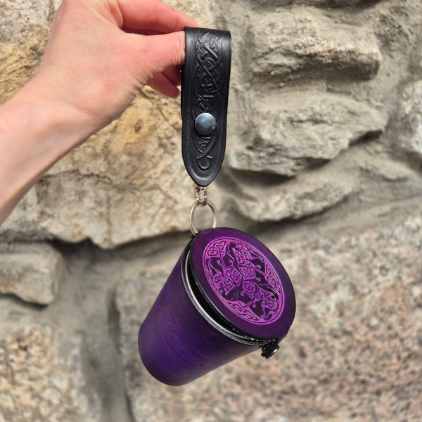 Leather Case and Cup Set