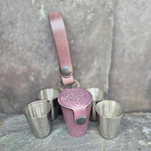 Dram Case with Matching Fob - Mauve