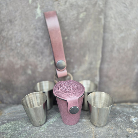 Dram Case with Matching Fob - Mauve