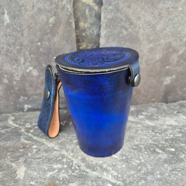 Leather Case and Cup Set