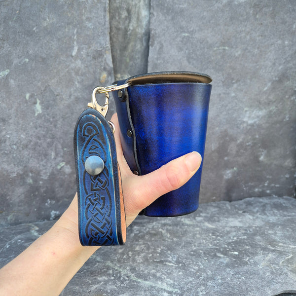 Leather Case and Cup Set
