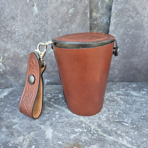 Leather Case and Cup Set