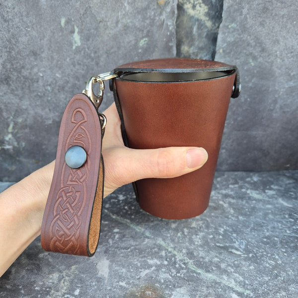 Leather Case and Cup Set