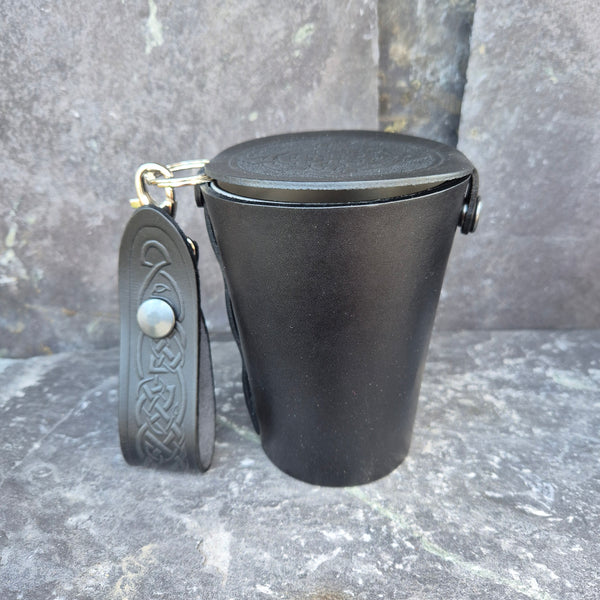 Leather Case and Cup Set