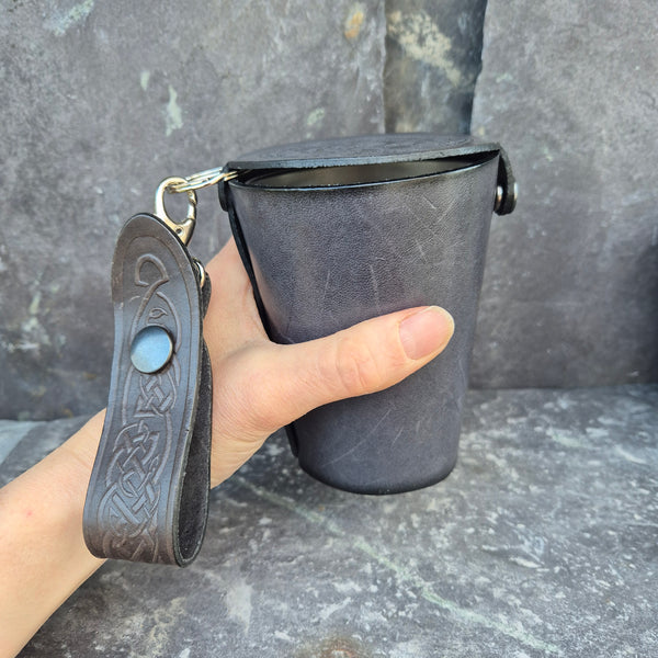 Leather Case and Cup Set