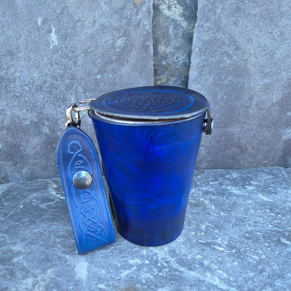 Leather Case and Cup Set