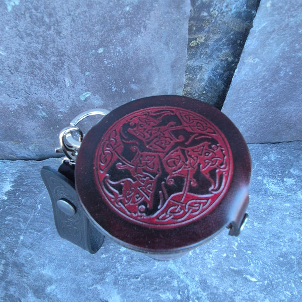 Leather Case and Cup Set