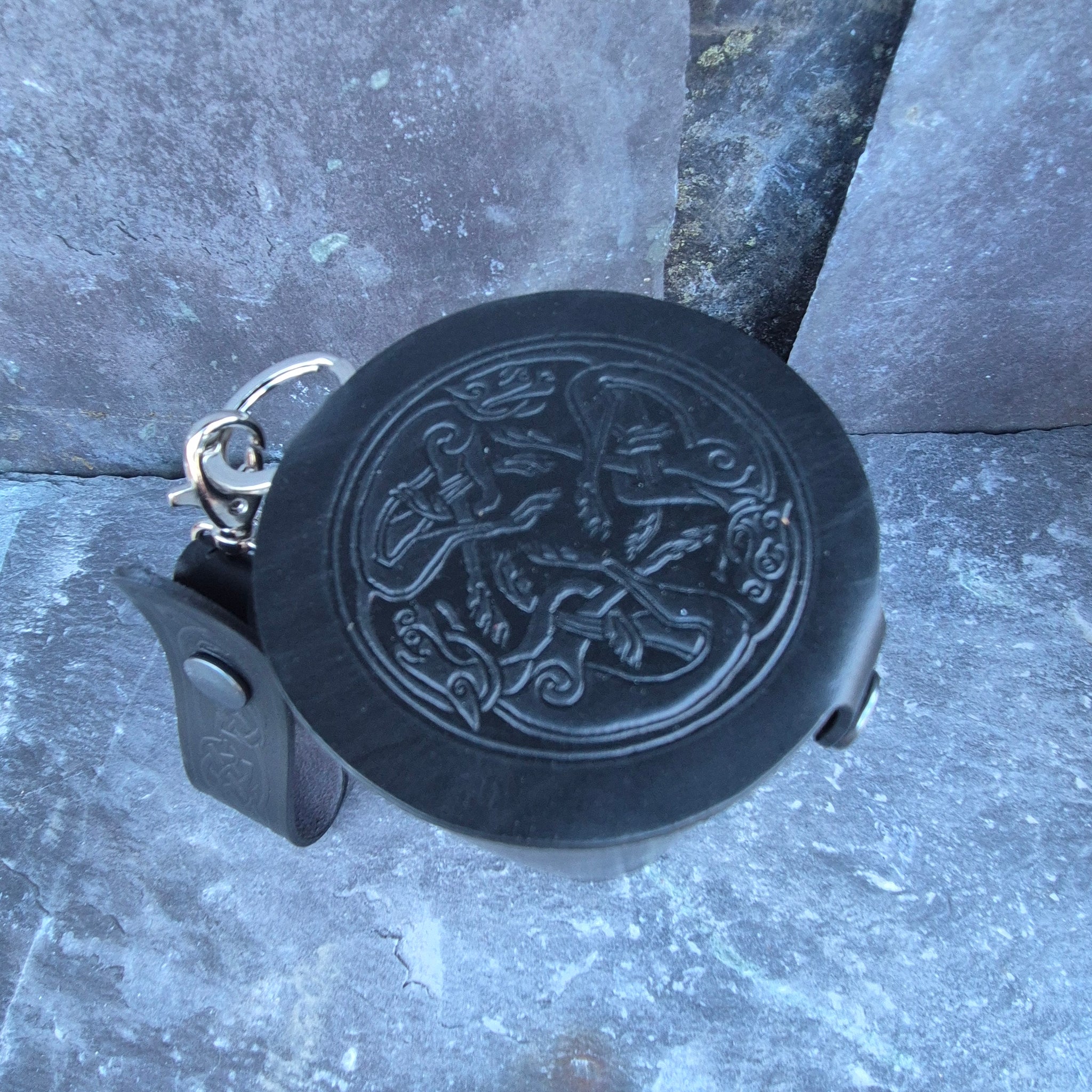 Leather Case and Cup Set