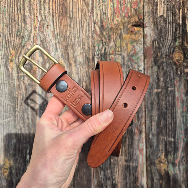 Narrow Brown Belt XXL