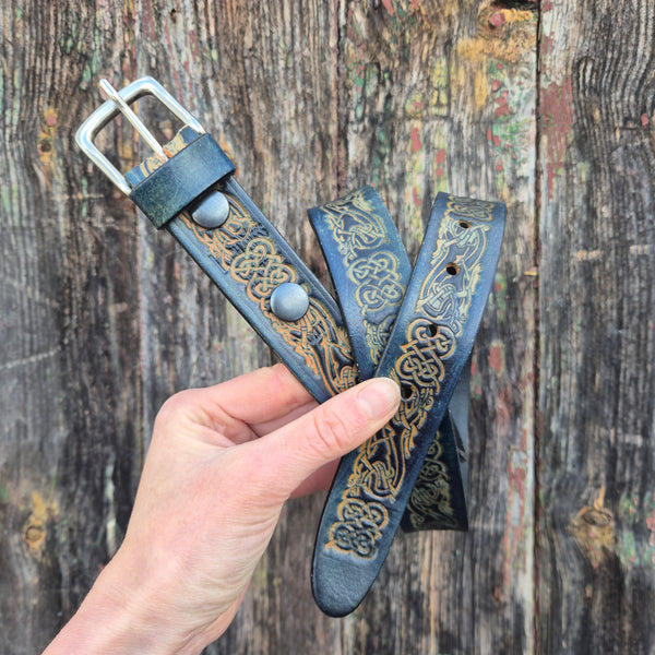 Hand Dyed Belt - L