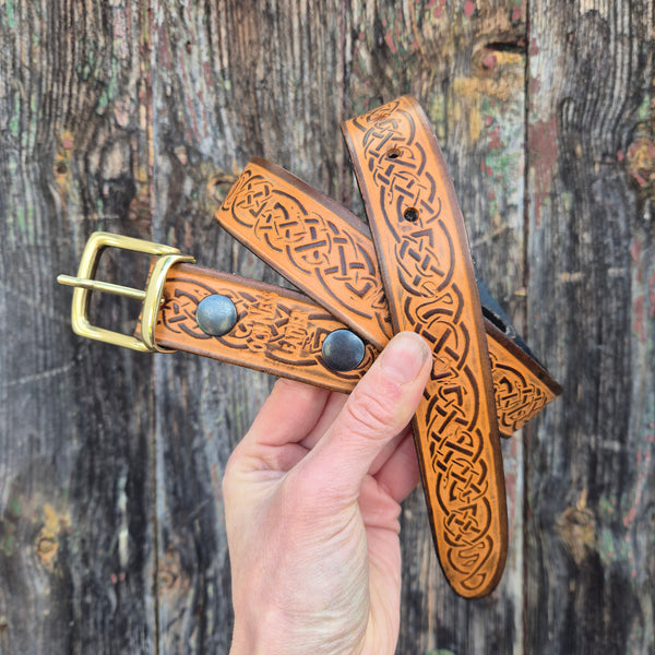 Hand Dyed Belt - L