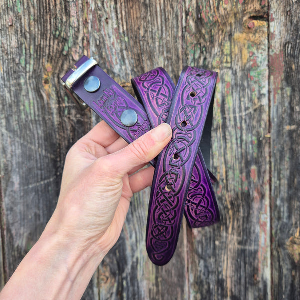 Hand Dyed Belt - L