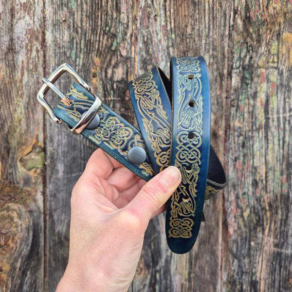 Hand Dyed Belt - L