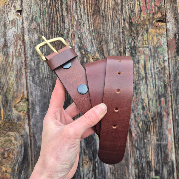 Wide Brown Belt M