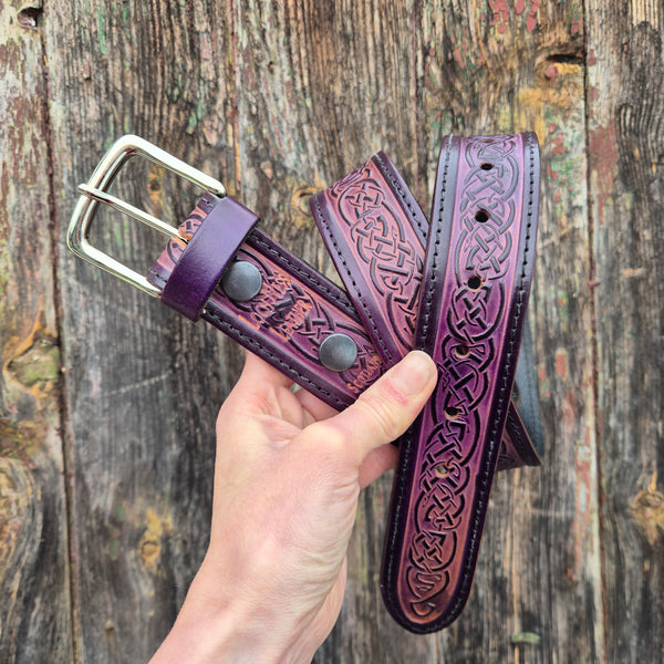 Hand Dyed Belt - L