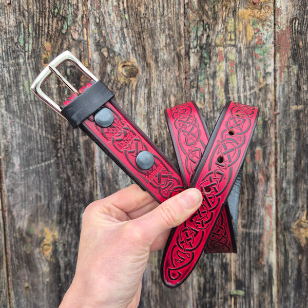 Hand Dyed Belt - L