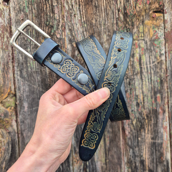 Hand Dyed Belt - L