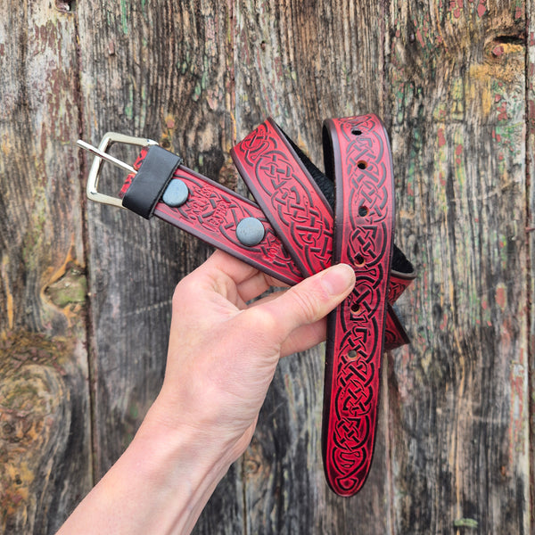 Hand Dyed Belt - L