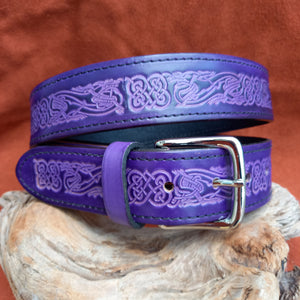 Wide Purple Celtic Dragon