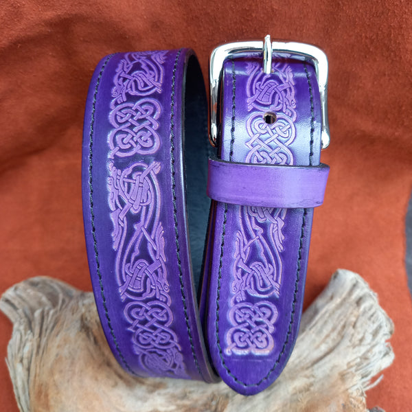 Wide Purple Celtic Dragon